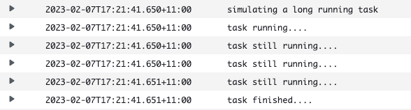 Fargate logs in CloudWatch